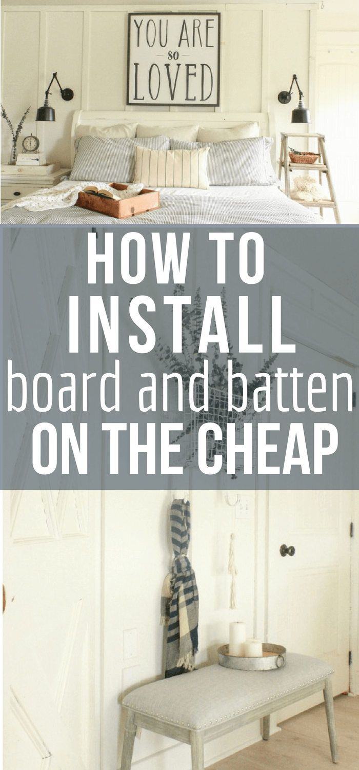 How to Install Board and Batten Wall Treatment on the Cheap Twelve On