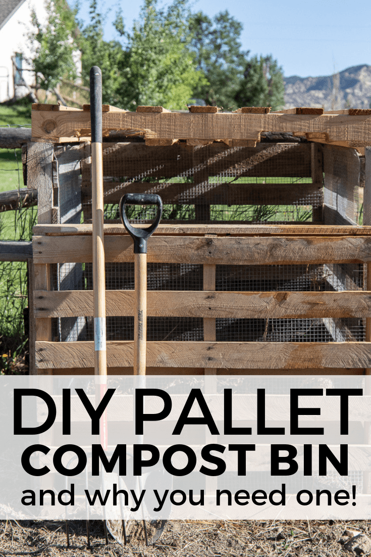 Super Easy Pallet Compost Bin DIY Twelve On Main
