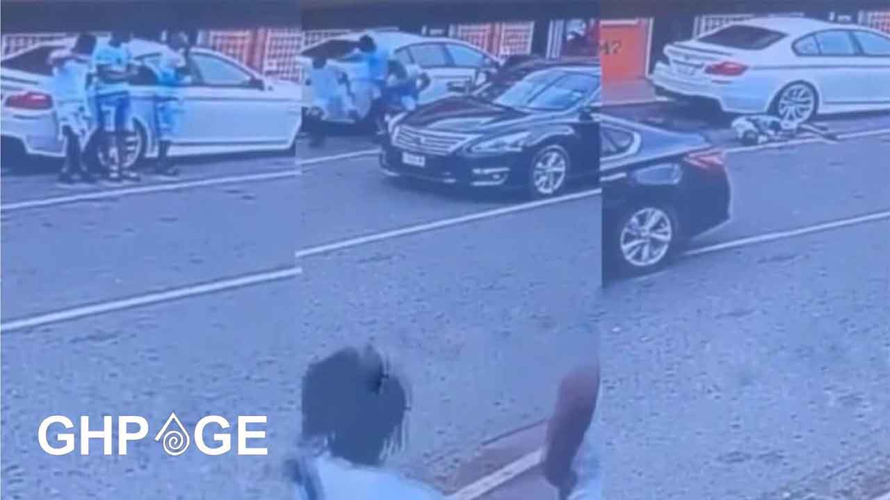 Frightening moment 18yearold alleged scammer got shot dead before his