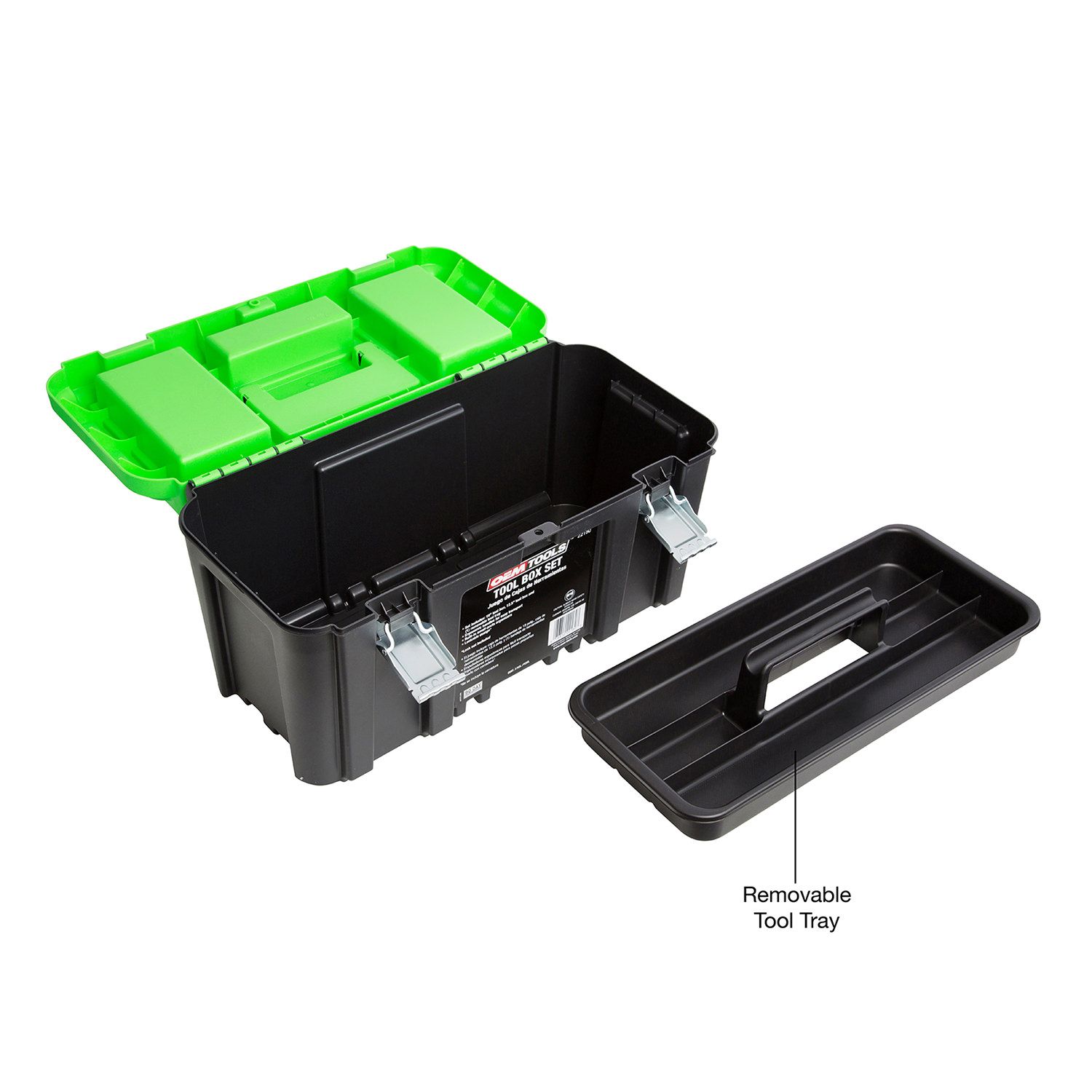 OEM Tools 3Piece Tool Box Set with Removable Tool Tray The Wholesale