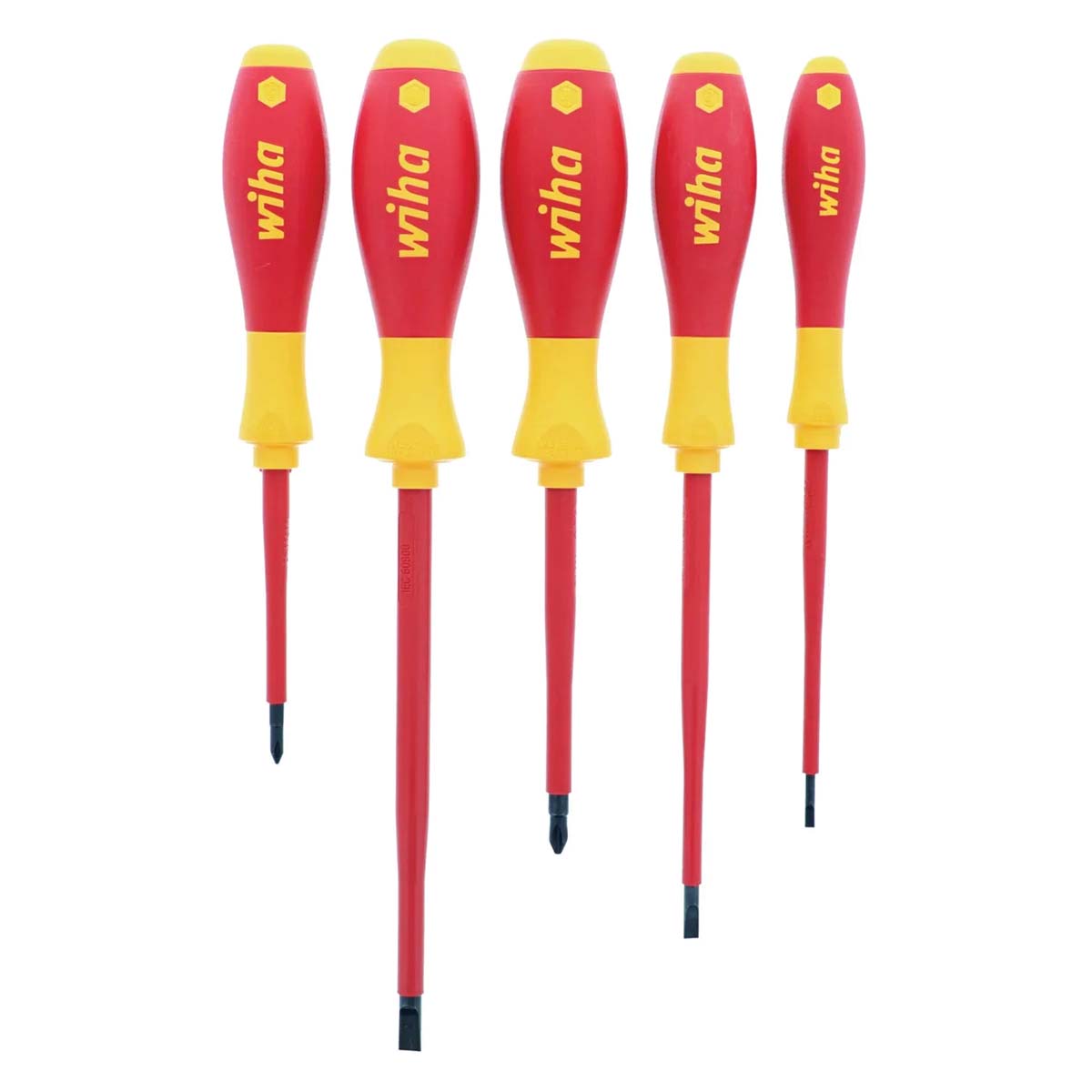 Wiha Insulated SoftFinish Slotted/Phillips Screwdriver Set (5 Piece Set) The Wholesale House