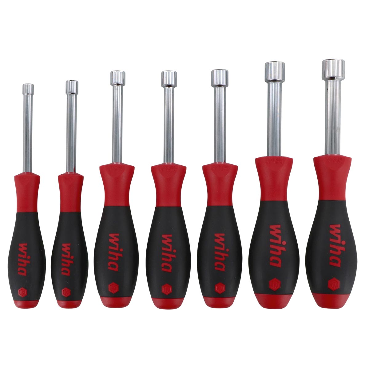 Wiha SoftFinish Hollow Shaft SAE Nut Driver Set (7 Piece Set) The