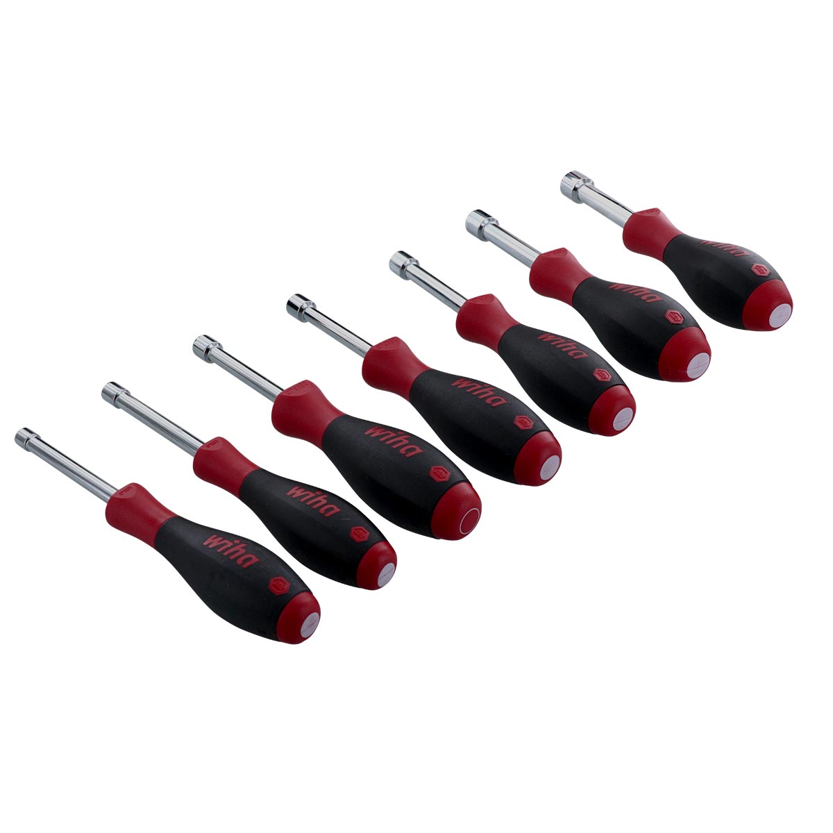 Wiha SoftFinish Hollow Shaft SAE Nut Driver Set (7 Piece Set) The