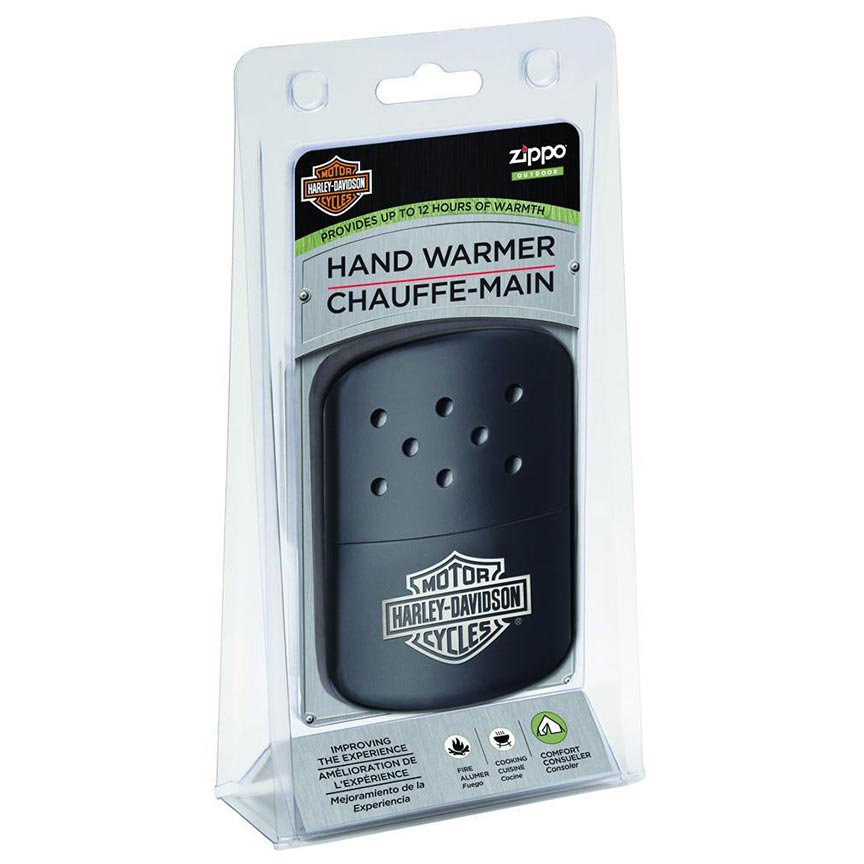 Zippo 12Hour Refillable Hand Warmer Harley Davidson® Black Matte