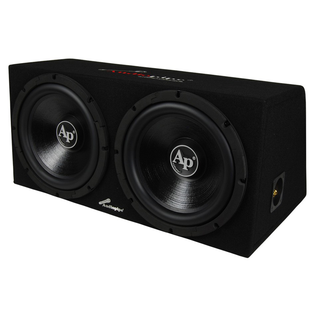Audiopipe Dual 12″ Amplified Subwoofer Enclosure The Wholesale House