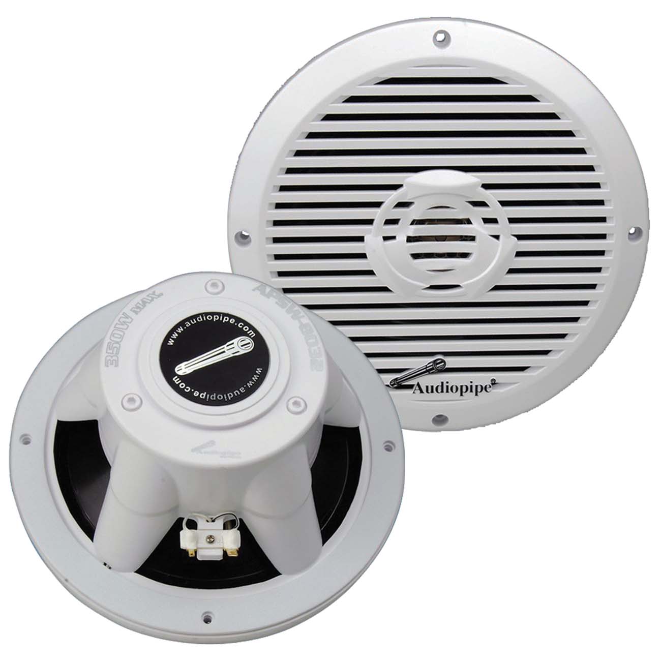 Audiopipe Marine 8” 2Way Speakers (White) The Wholesale House