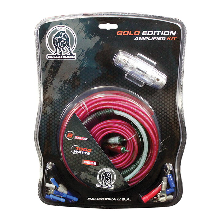 Bullz Audio 8 Gauge Amplifier Wiring Kit The Wholesale House