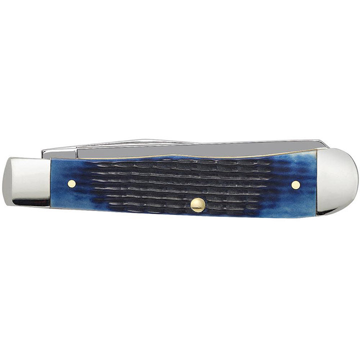 Case Knives Blue Bone Trapper Folding Pocket Knife The Wholesale House