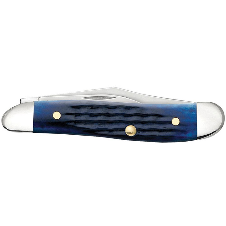 Case Knives Blue Bone Peanut Folding Pocket Knife The Wholesale House