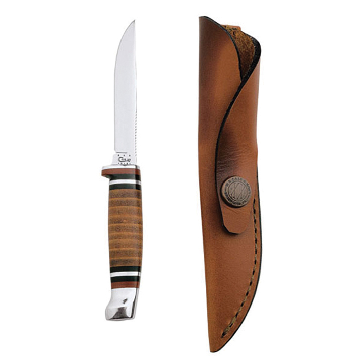 Case Knives Leather Hunter Fixed Blade Knife The Wholesale House