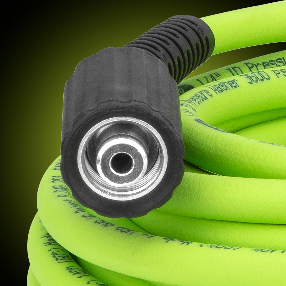 Flexzilla® Pressure Washer Hose, 1/4″ x 50’, 3100 PSI, M22 Fittings, ZillaGreen® The Wholesale