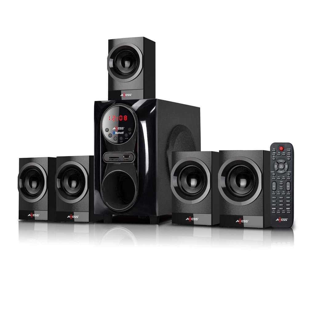 Axess 5.1 Channel Mini Entertainment Home Theater Speaker System The