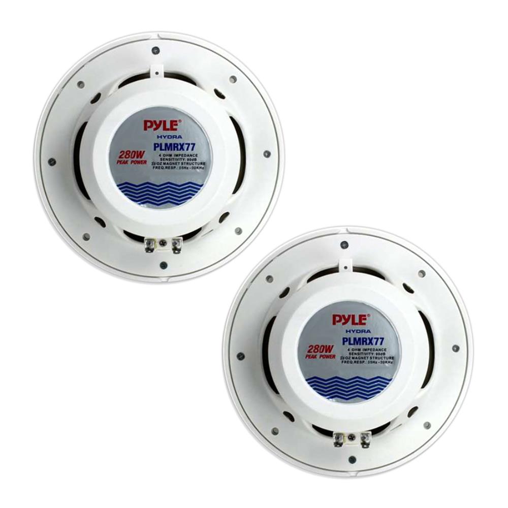 Pyle Marine 7.75” 2Way Speakers (White) The Wholesale House