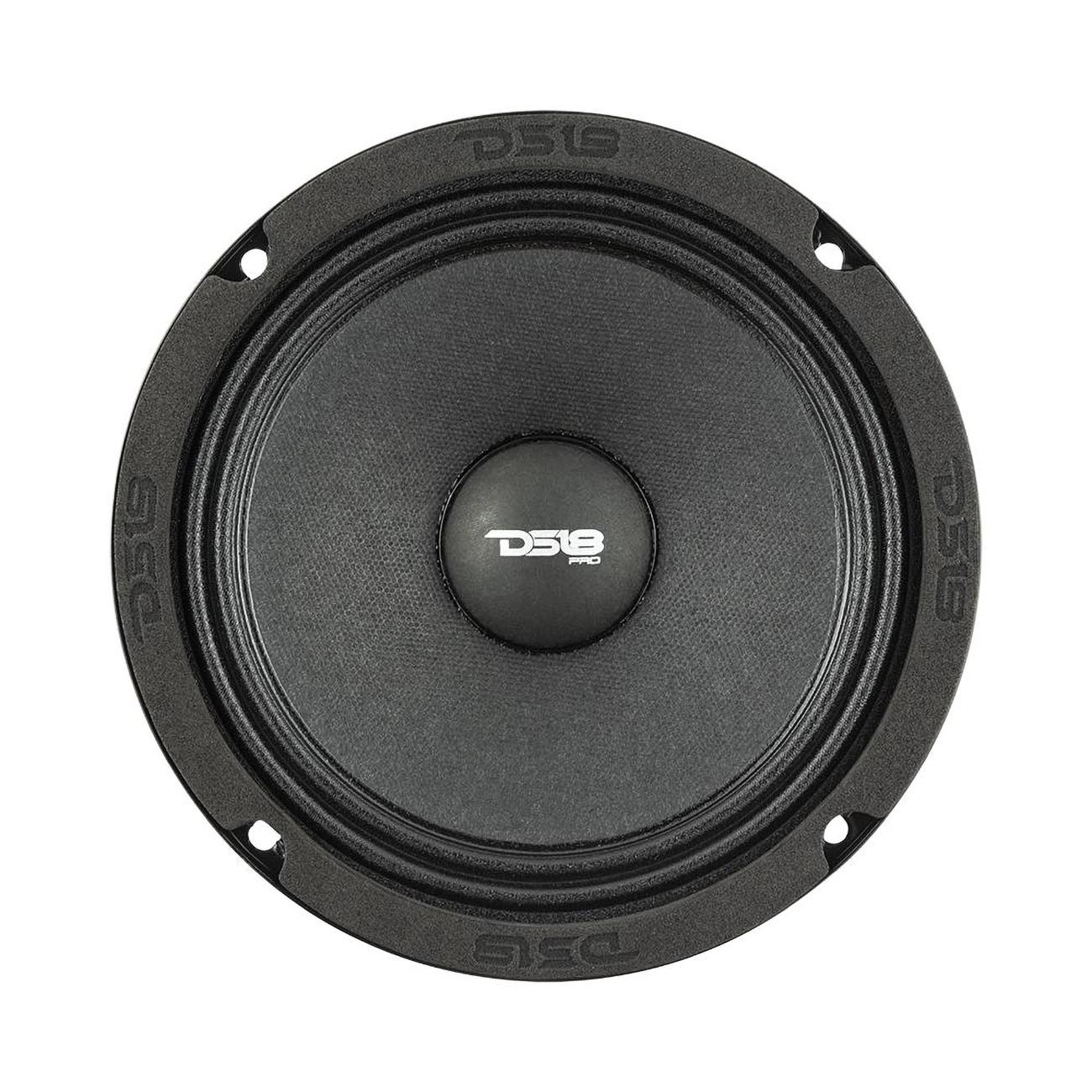 DS18 6.5″ Shallow Mount MidRange Speaker, 150W RMS/300W Max, 4 Ohm