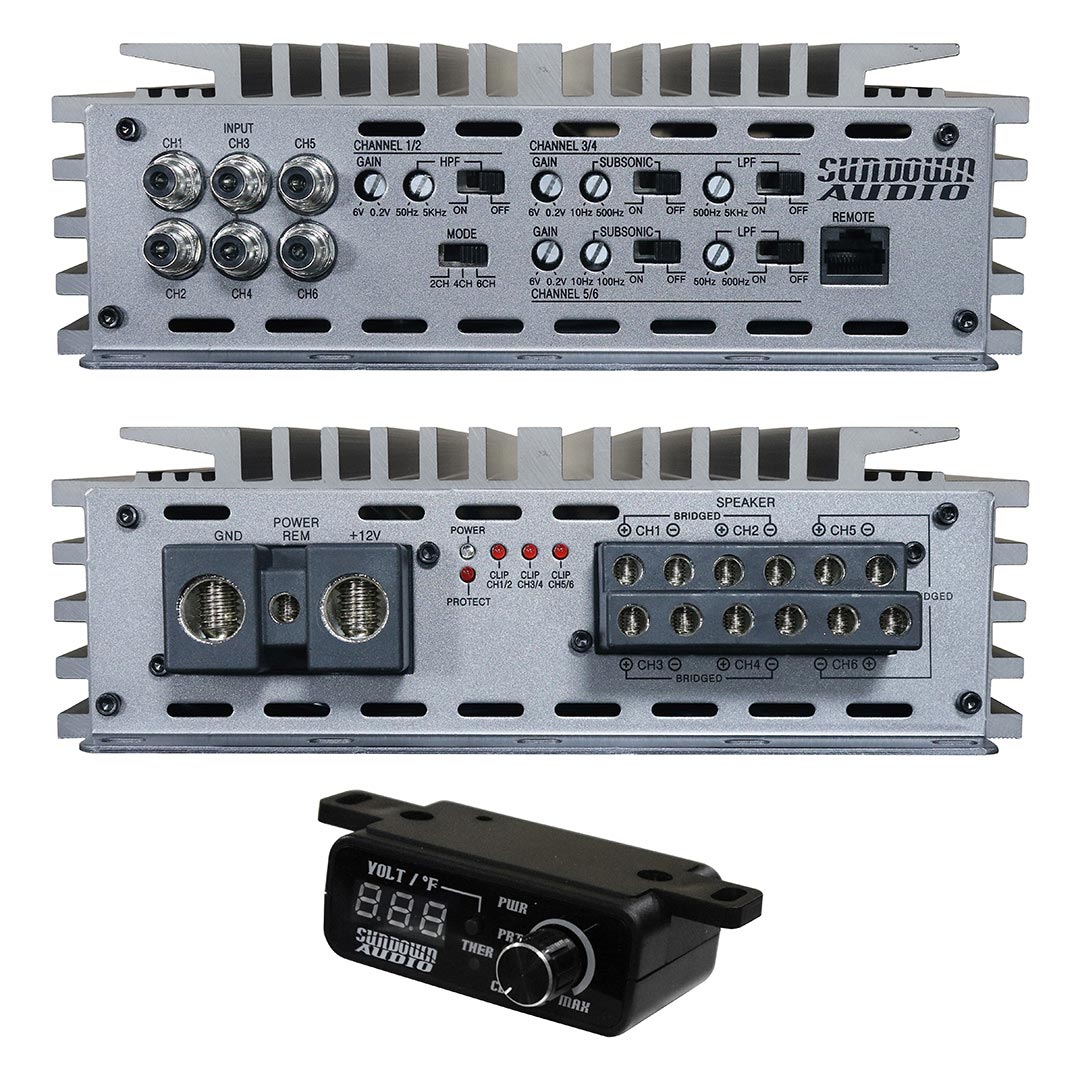 Sundown Audio 6 Channel Amplifier 2700W RMS The Wholesale House