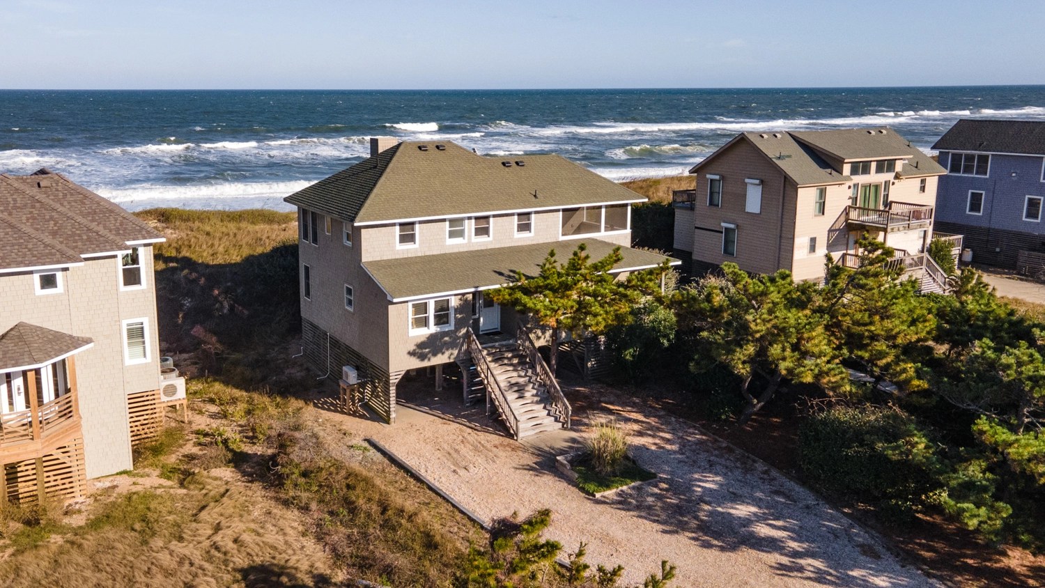 Xanaduck Oceanfront Home in sanderling Duck