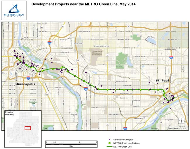 Minneapolis South West Light Rail Map