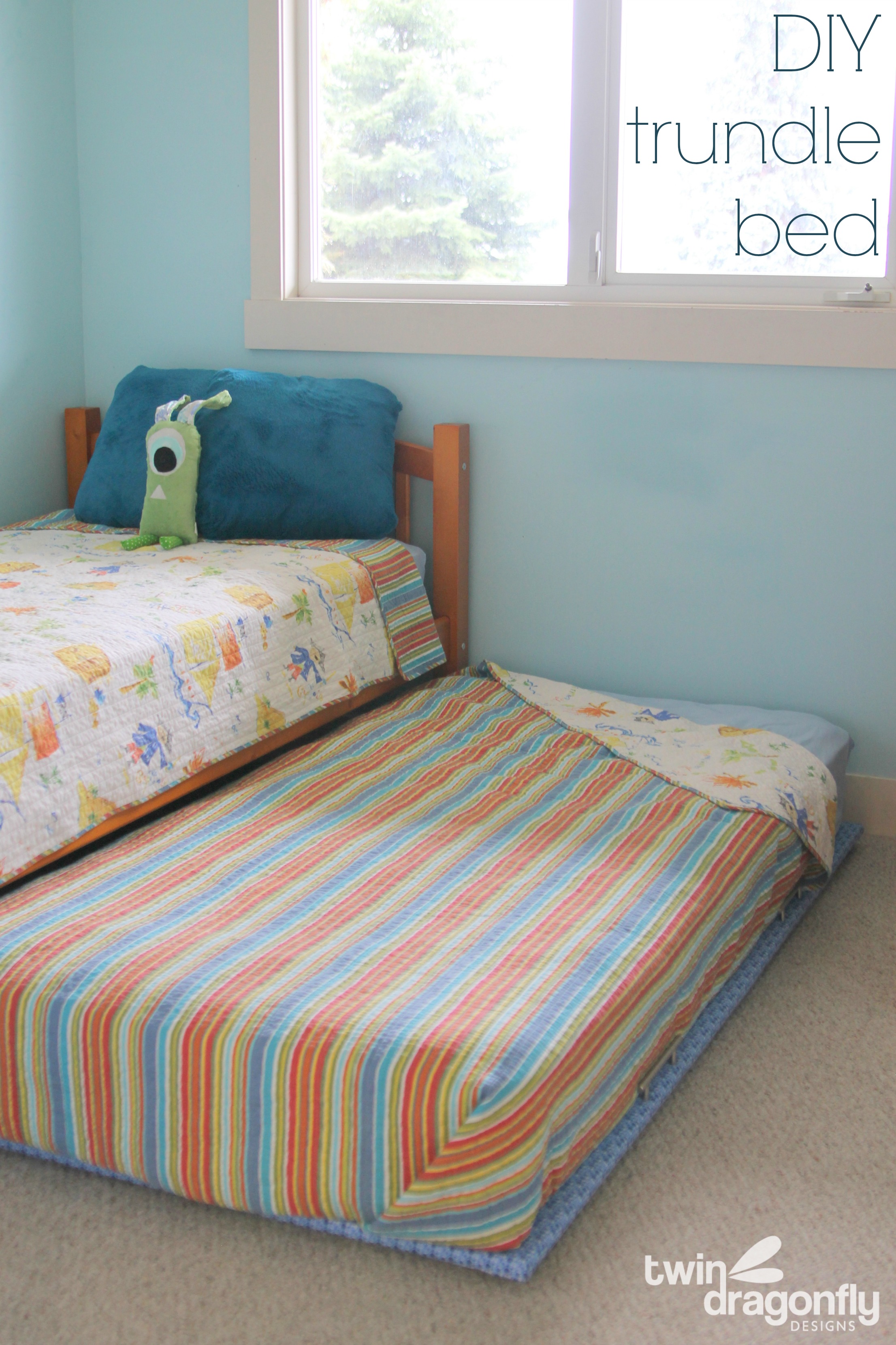 Make Your Own Trundle Bed DIY Trundle Bed Tutorial » Dragonfly Designs
