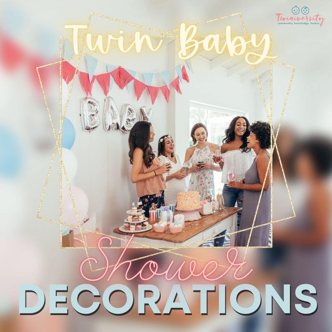 Twin Baby Shower Decorations Twiniversity 1 Parenting Twins Site