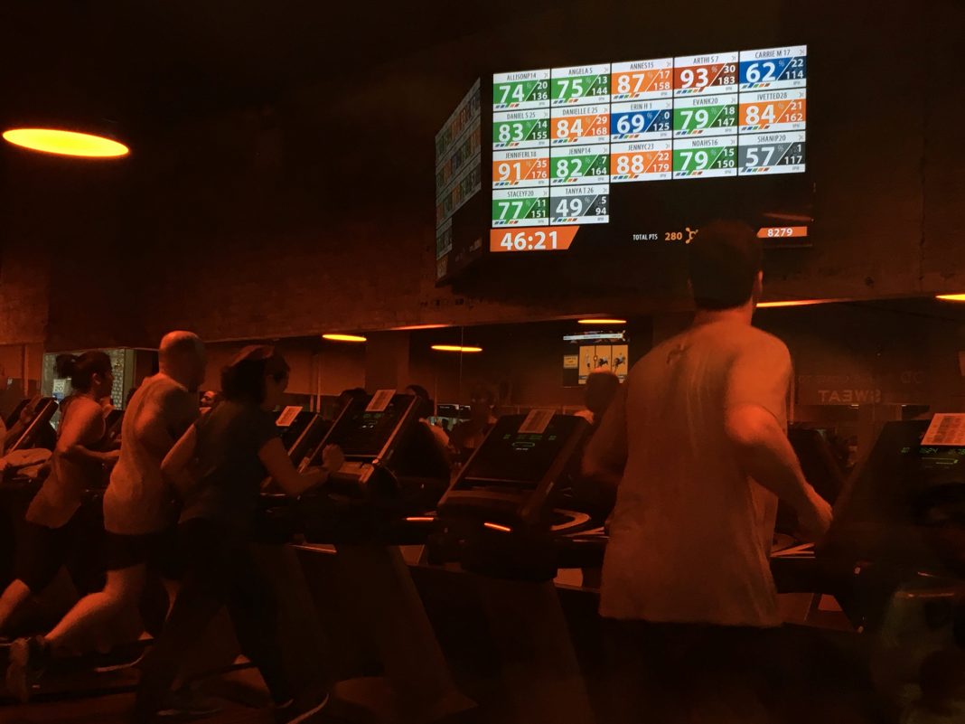 Nat Works Out at Orangetheory Fitness in Park Slope otfbkinfluencer