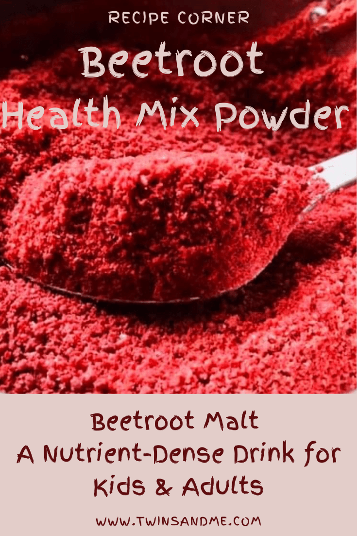 Beetroot Malt / Beetroot Health Mix Powder Twins and Me