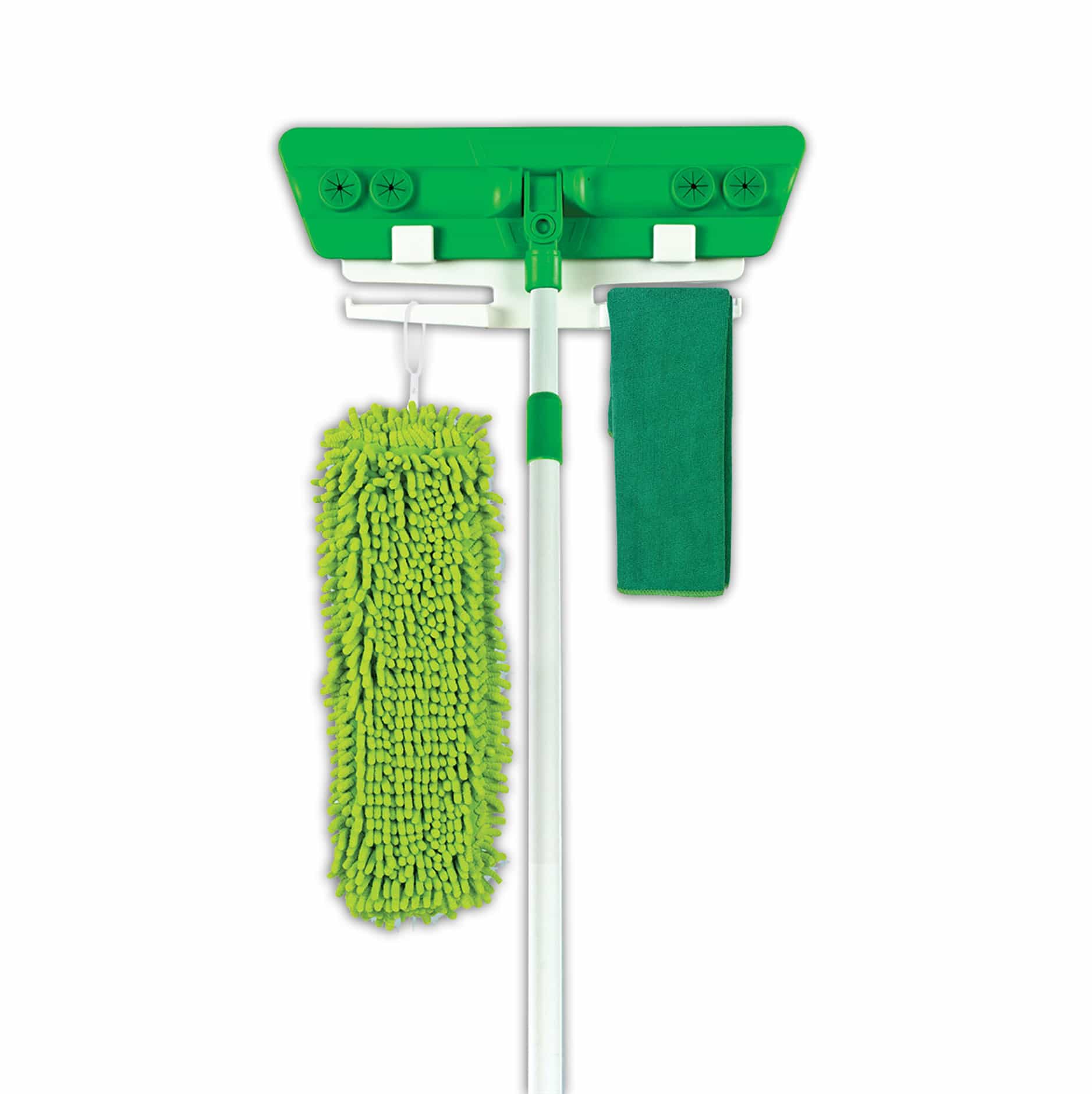 Quick Clean n Green Microfiber Mop and Cloth Set Twin Towers Trading