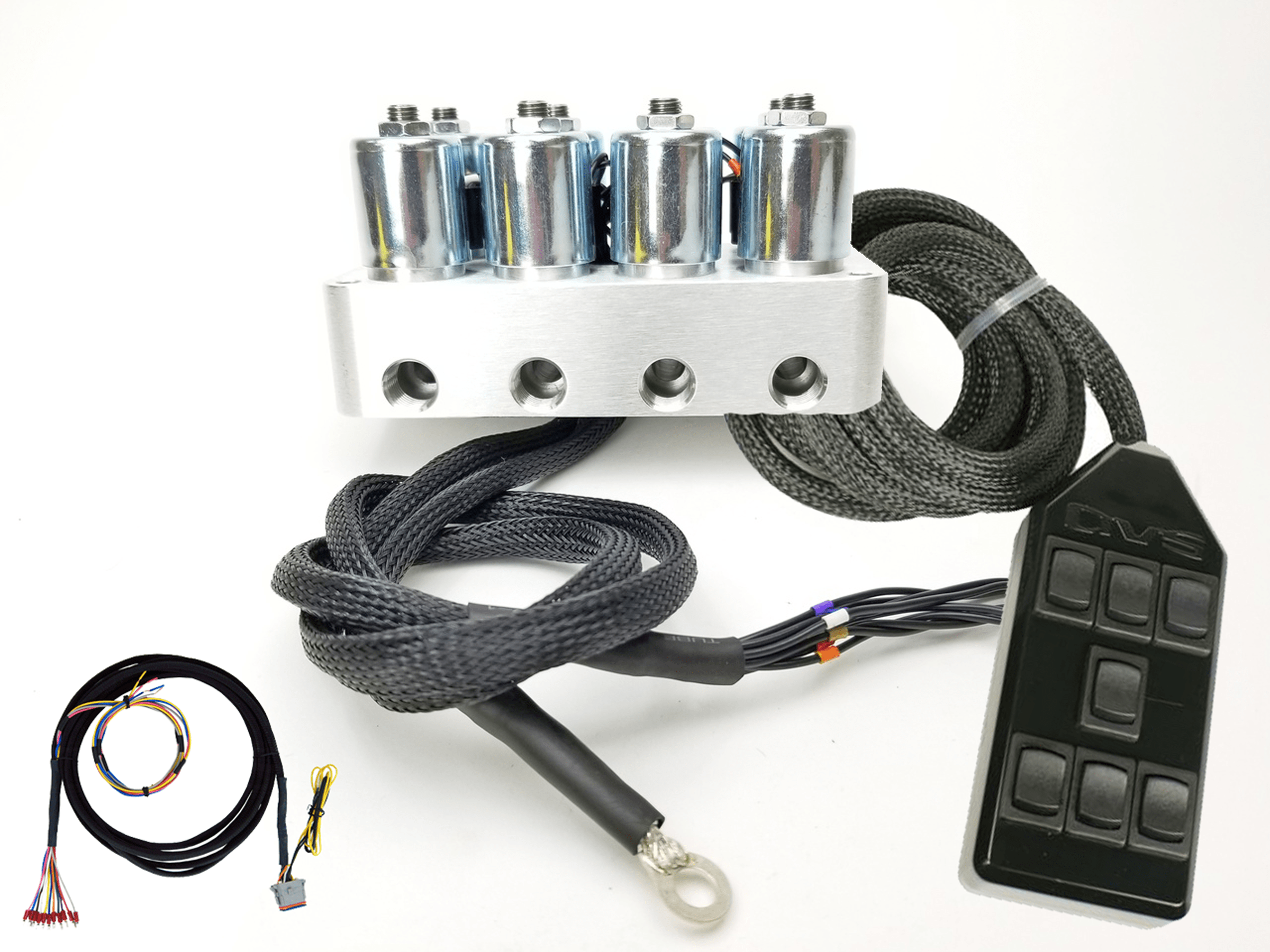 AVS 4path Valve Manifold with 7 Switch Box and HarnessMV4C