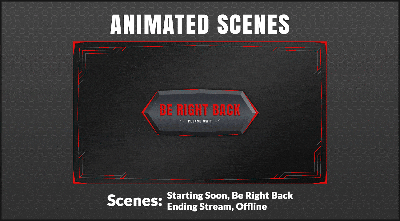 Ruby Streamer Graphics Bundle Twitch GFX