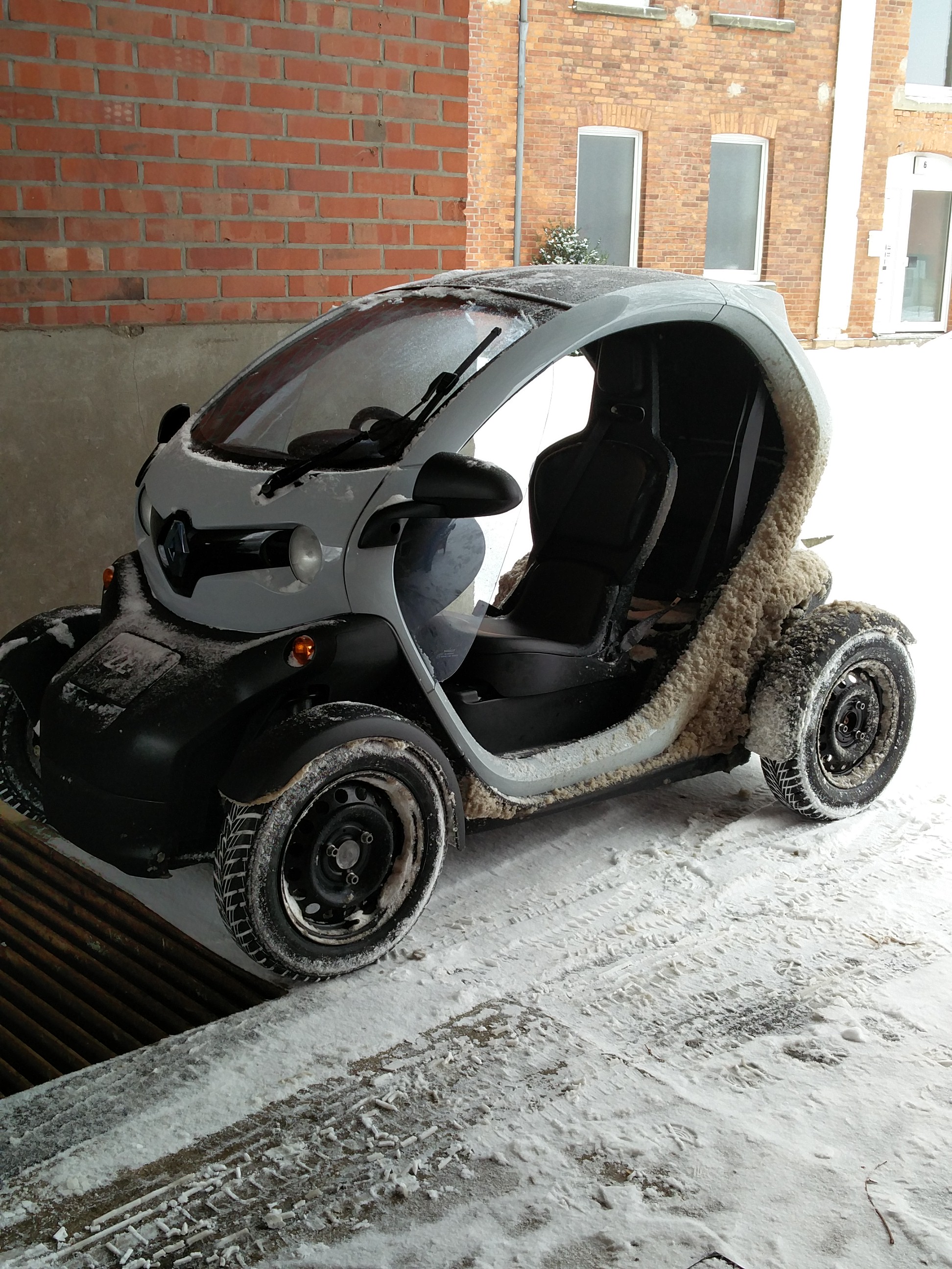 Abenteuer Twizy ohne Akku Twizy Forum