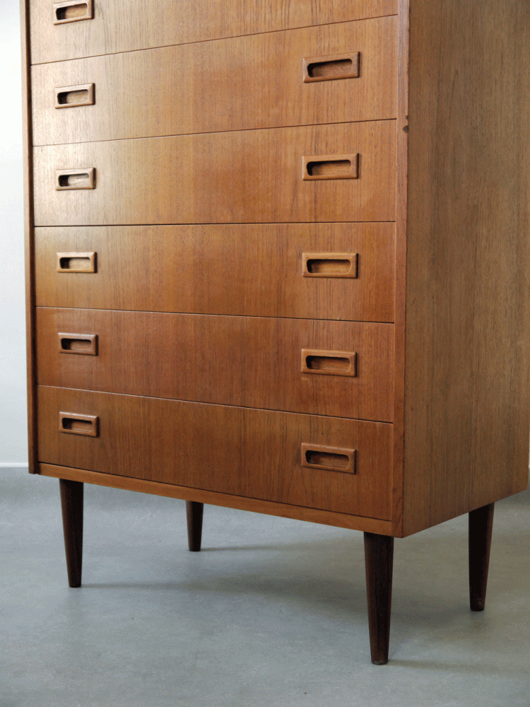 Danish Teak Tall Drawer Unit two columbia roadtwo columbia road
