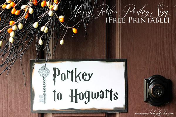 Harry Potter Party Signage {Free Printables} – Two Delighted