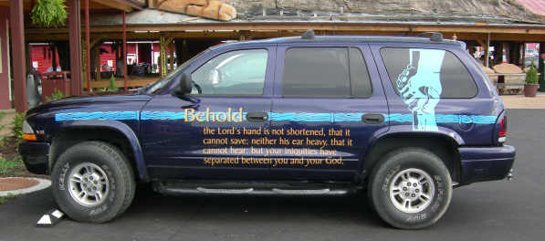 Christian Truckers' graphics and Christian vehicle grapics