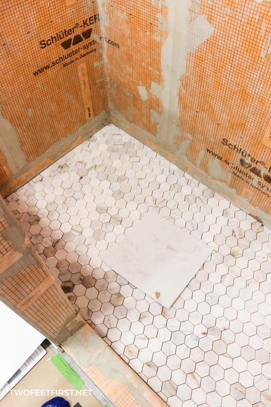 Howtoretileashowerfloor Home Design Ideas