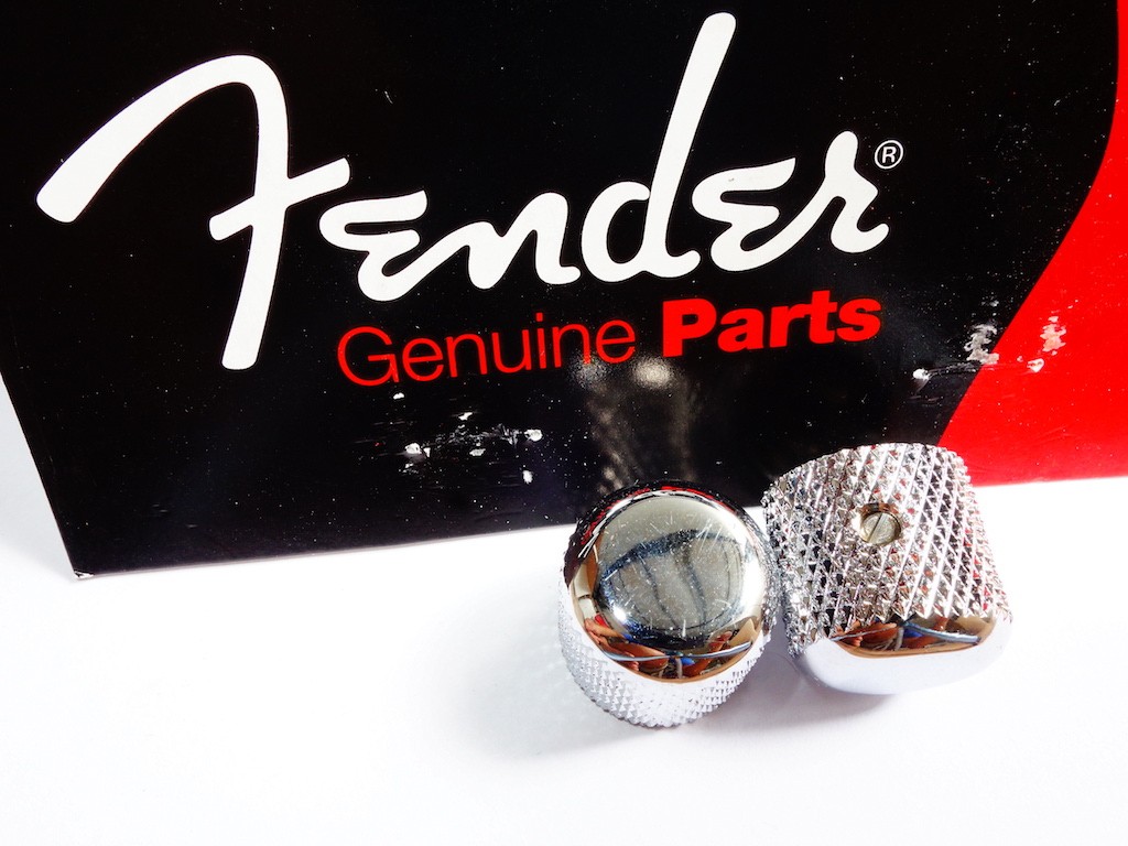 Fender Telecaster Dome Knobs Chrome 0992056000