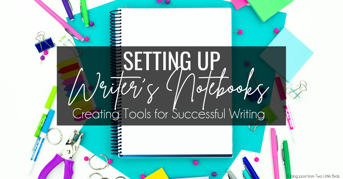 Setting Up Writer's Notebooks Creating Tools for Successful Writing