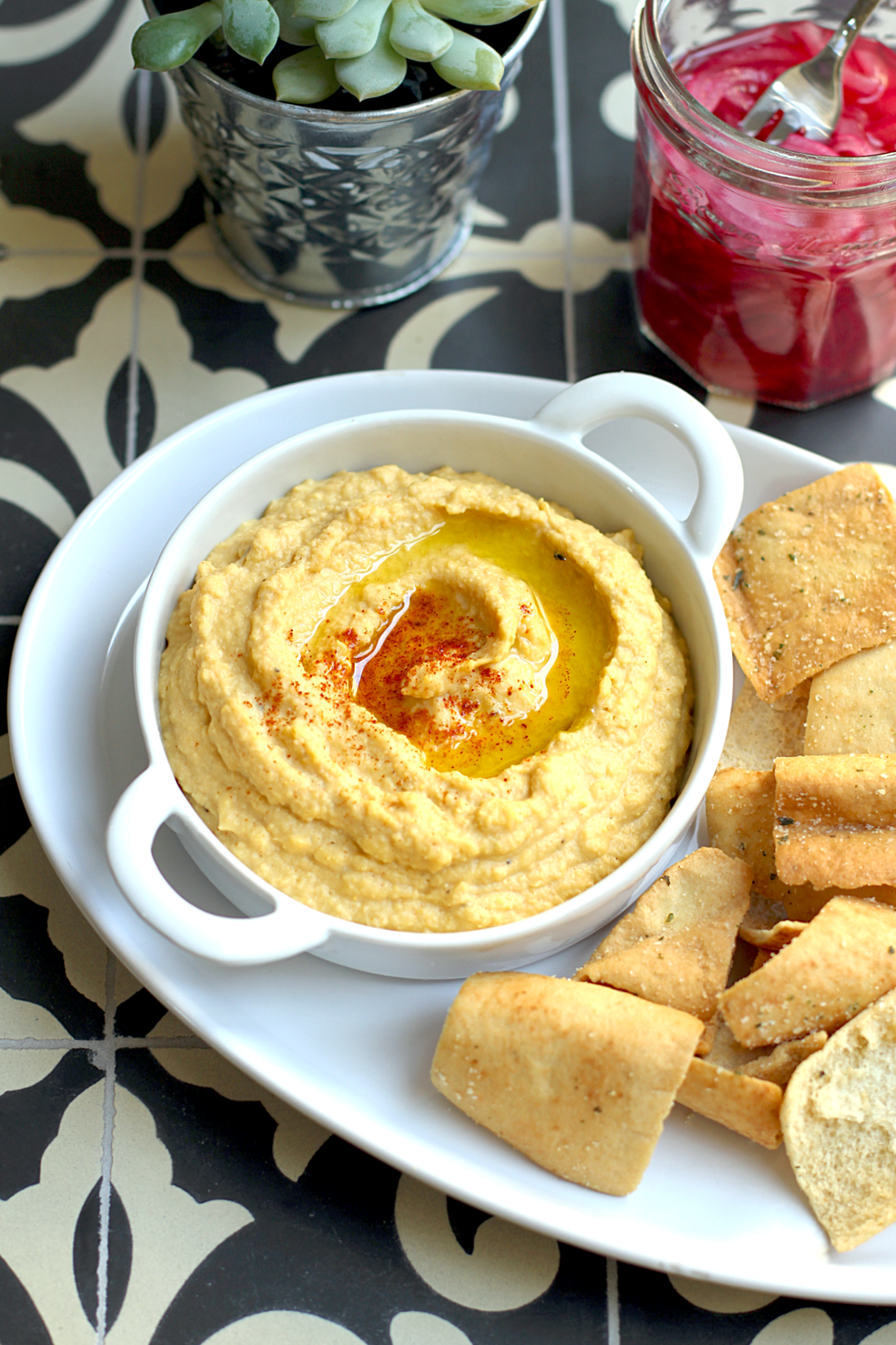 Sweet Corn Hummus Two of a Kind