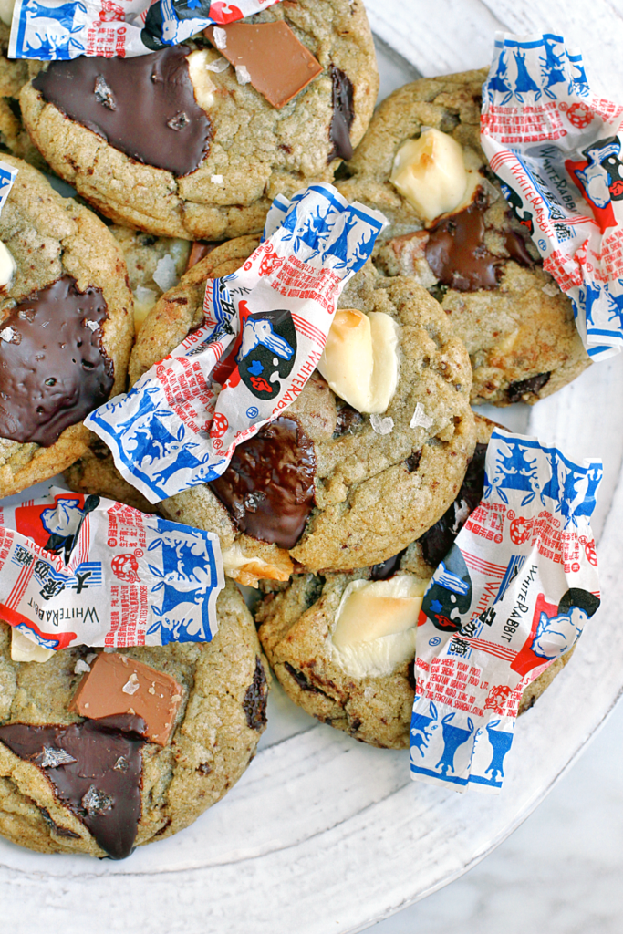 White Rabbit and Rye Chocolate Chip Cookies Two of a Kind