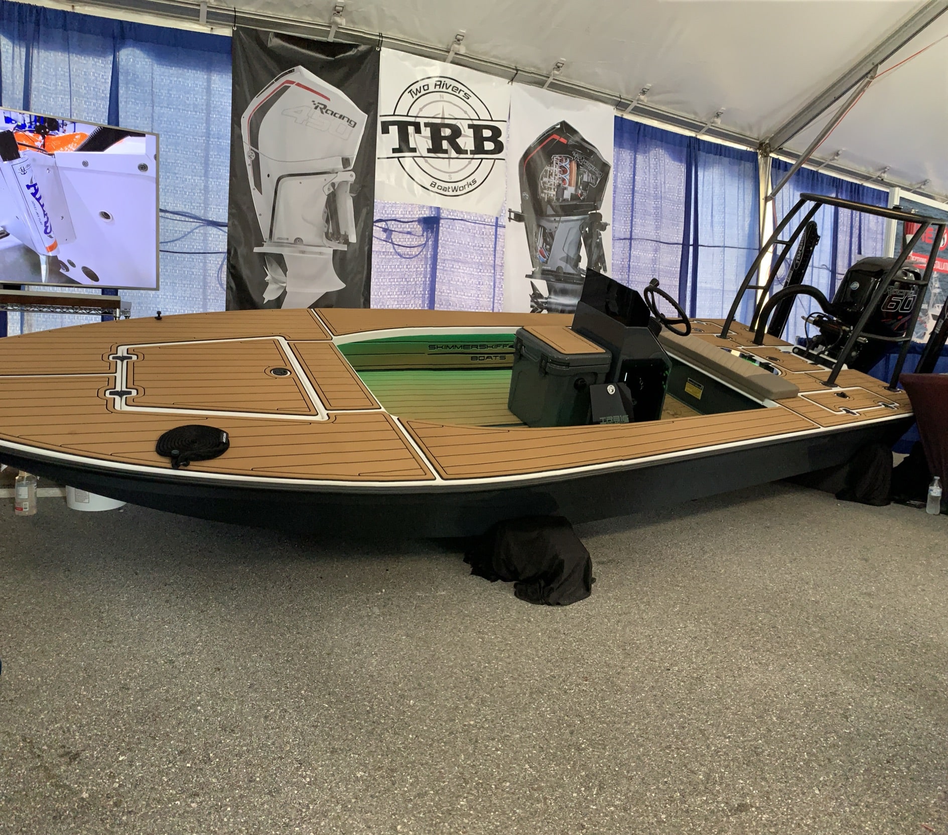 TRB Customs Skimmer Skiff 16 Two Rivers Boatworks