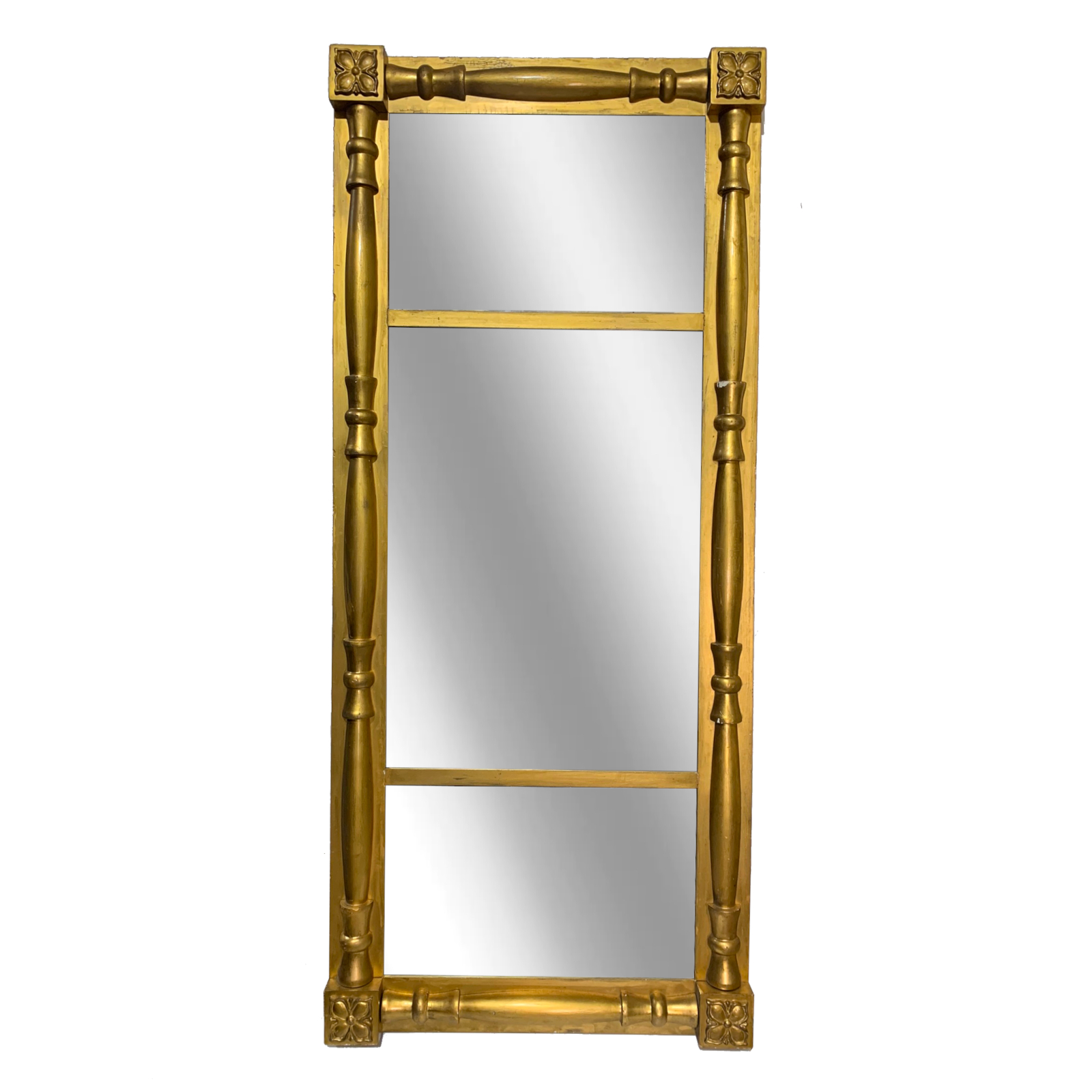 Antique Gilded Wooden Wall Mirror Two Streets Estates