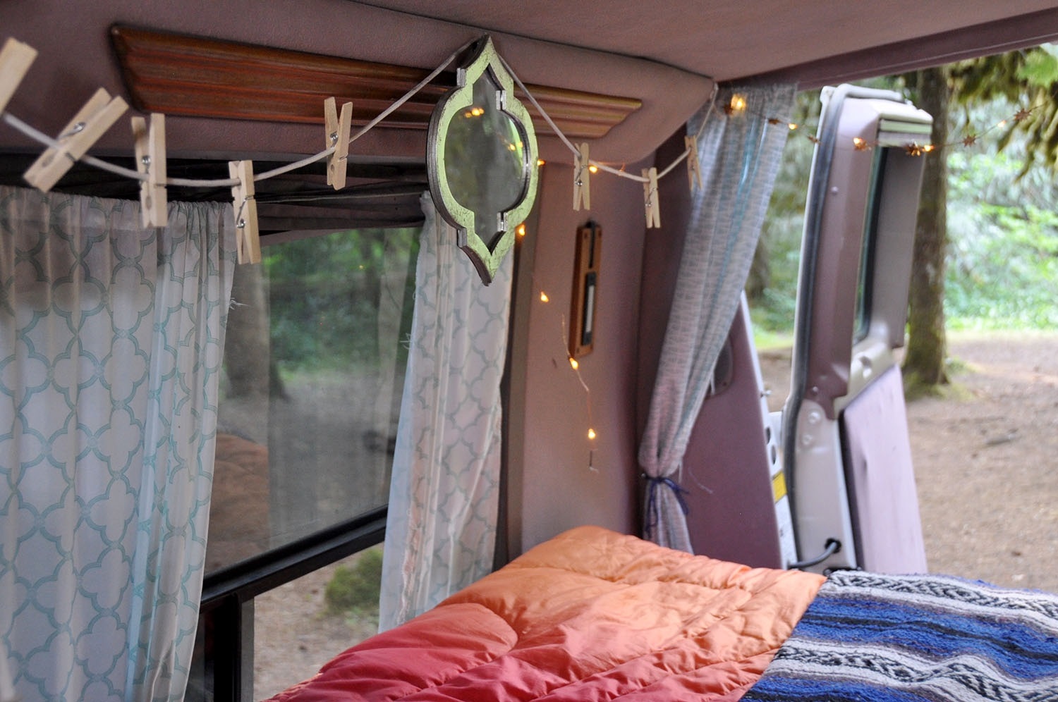 Diy Campervan Curtains Vs Insulated Window Covers Two Wandering Soles