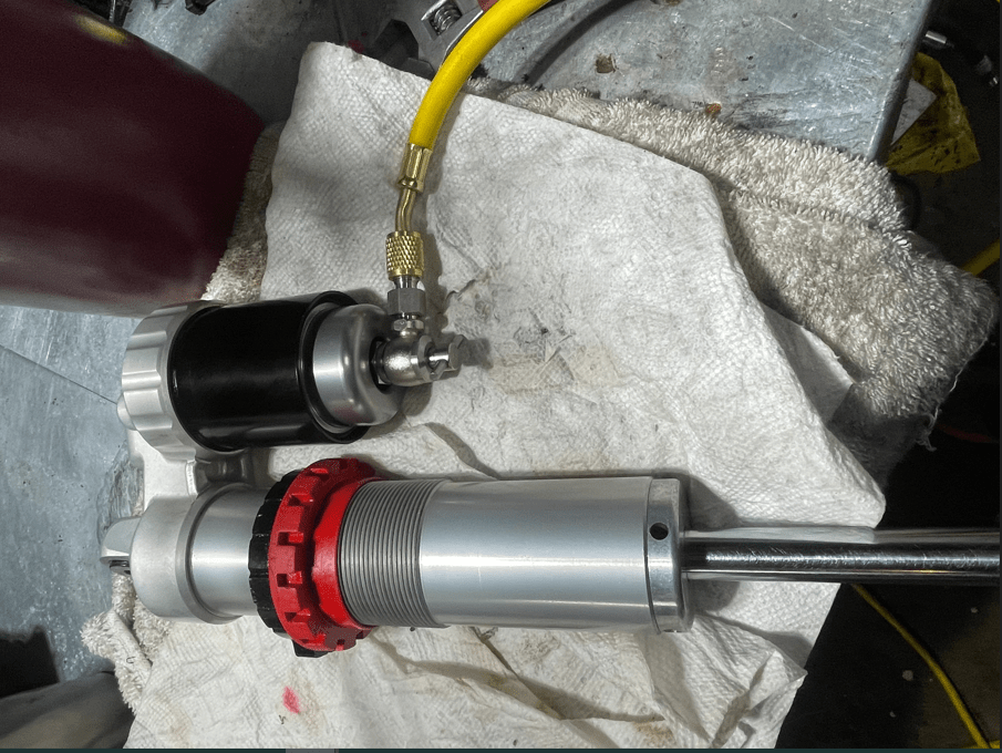 KTM Late Model Linkage Shock Rebuild and Revalve Two Wheeled Texans