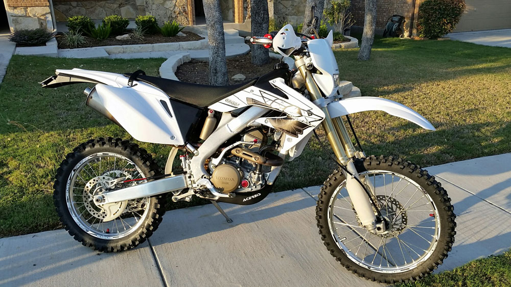 ***SOLD*** 2007 Honda CRF250X, Low Low Hours/Miles, Street Legal Two