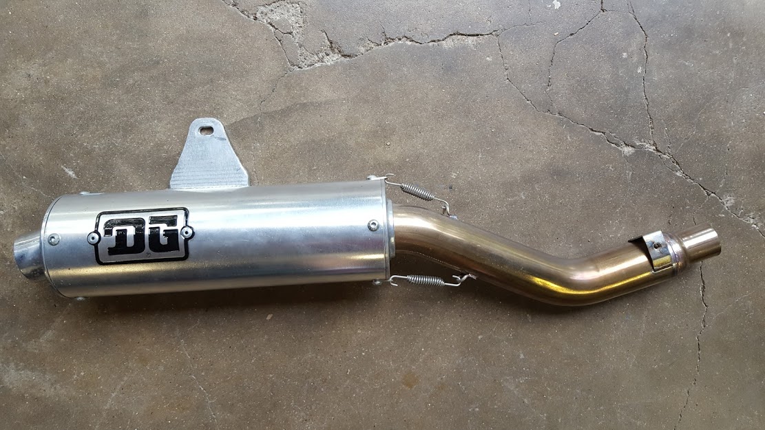 Sold DG exhaust for DR350 or DR250 Adventure Rider