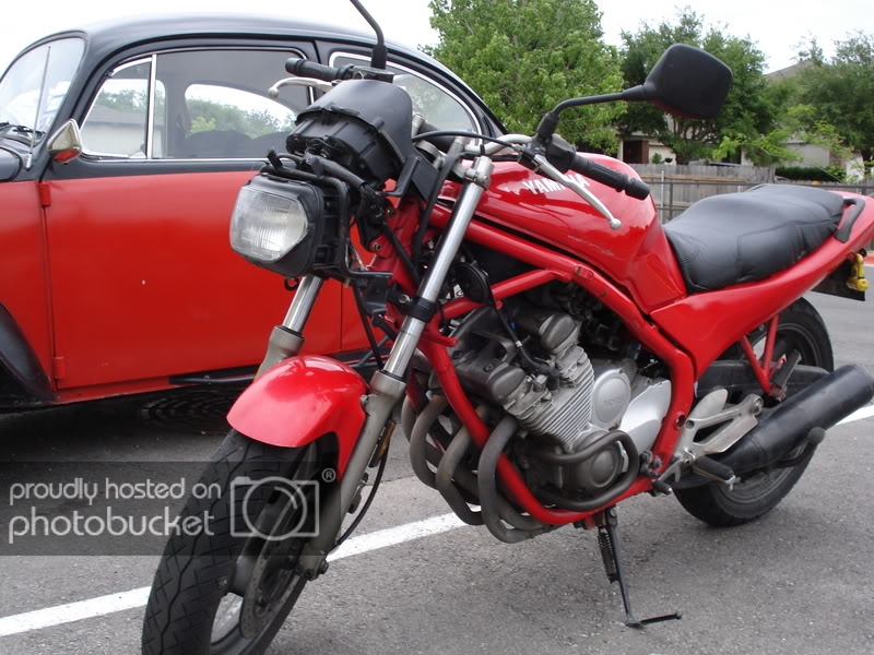 Yamaha Seca II into streetfighter | Two Wheeled Texans