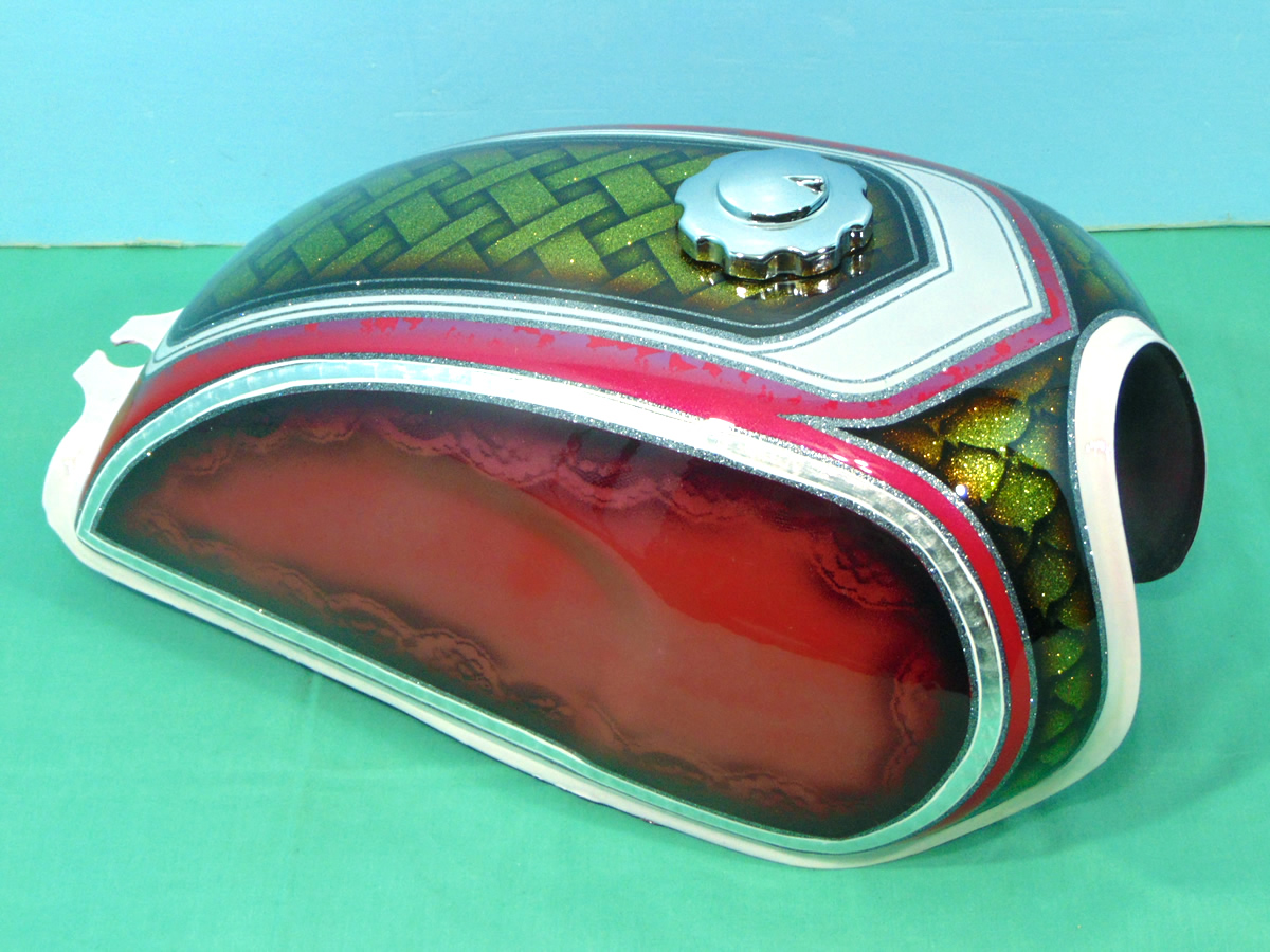 Farkles For Sale 2 nice Custom Paint gas tanks Two Wheeled Texans