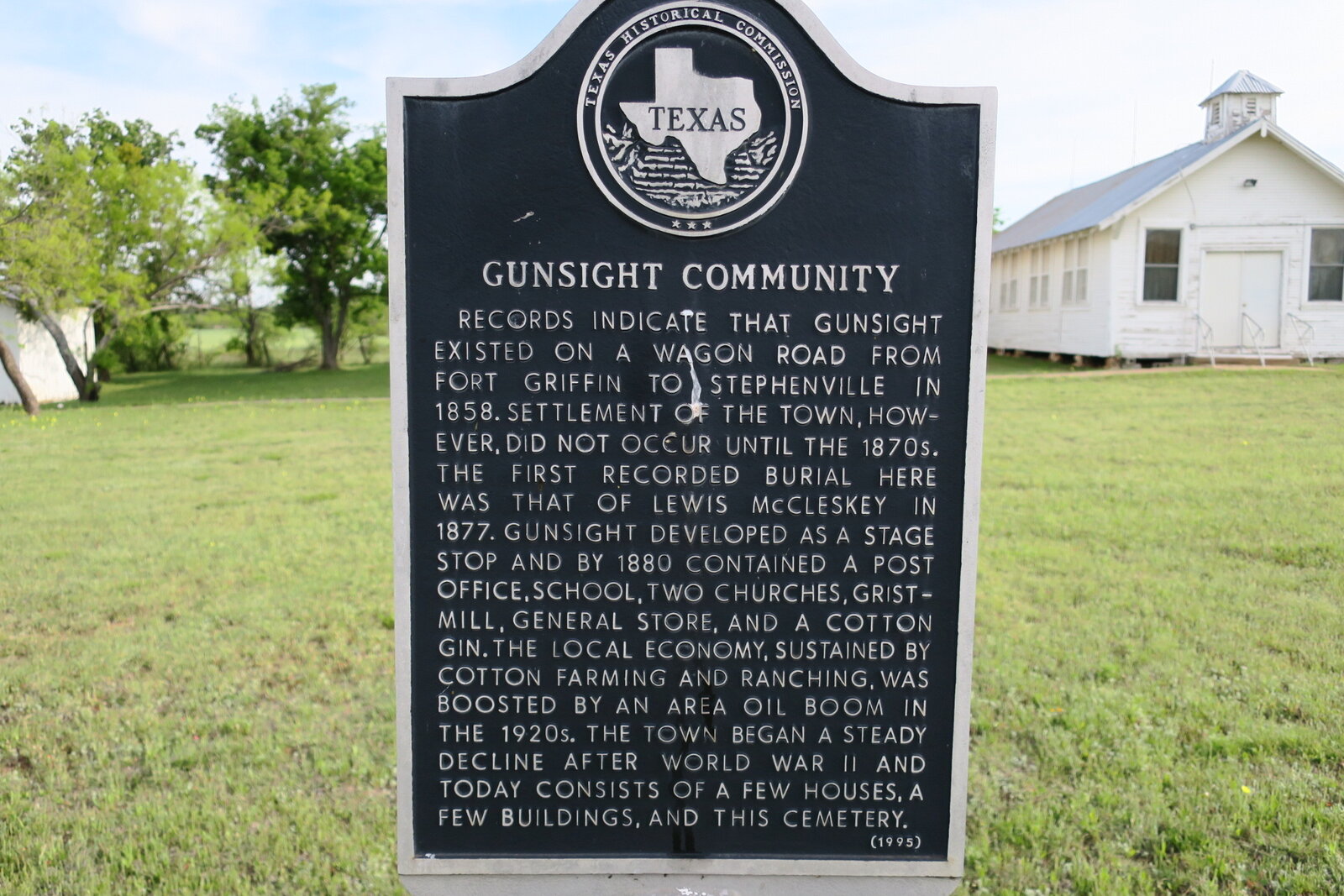 Gunsight Cemetery Two Wheeled Texans