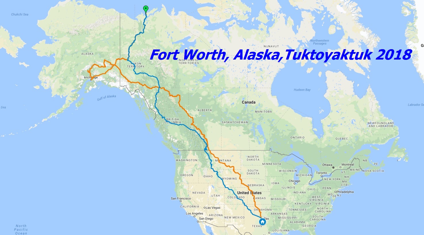 Fort Worth, Alaska, Tuktoyaktuk 2018 Two Wheeled Texans