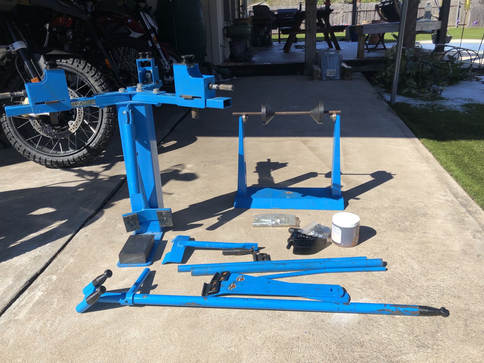 Sold (nomar) Cycle Hill Tire Changer (Austin, TX) Two Wheeled Texans
