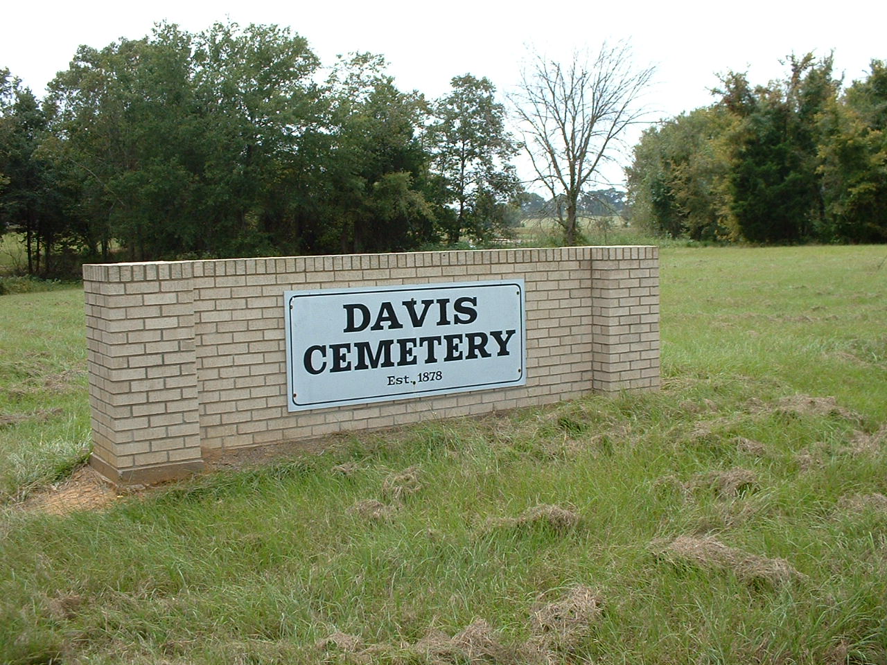Davis Cemetery Henderson County Texas