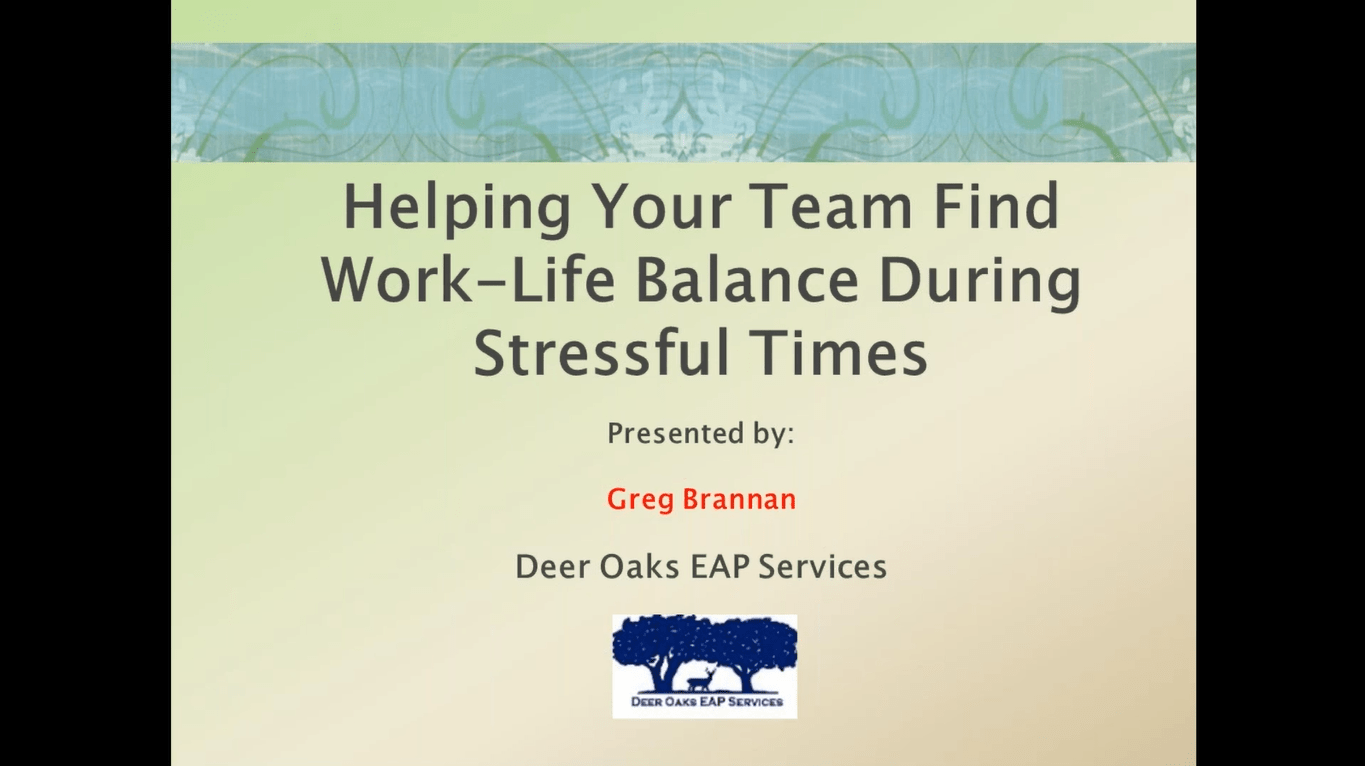 Deer Oaks Supervisor Excellence Series Videos Texas Health And Human